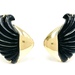  Alluring 14K Yellow Gold Black Onyx Earrings