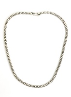  Illuminate Your Look: 925 Sterling Silver Necklace 18"