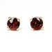  Alluring 14K Yellow Gold Garnet Stud Earrings