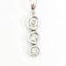  Luminous 3-Stone .50 ctw Diamond Platinum Pendant