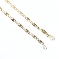  Strength and Grace: 18K Yellow Gold Mariner Link Chain 20"