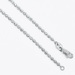  Undeniable Luxury: 18K White Gold Chain Necklace 17.25"