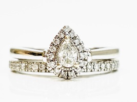  Heart Of Twinkle: 14K White Gold .75 ctw Diamond Ring Size 5.5