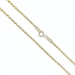  Sleek 18K Yellow Gold Rope Chain 20"