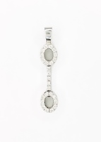 Timeless 18K White Gold .18 ctw Diamond Pendant