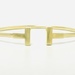 Epitome of Class: Tiffany & Co. 18K Gold T Wire Bracelet 7" 