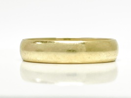 Understated Elegance: 10K Yellow Gold 4 mm Band Size 10