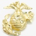 US Marine Corp 14K Yellow Gold Charm