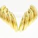  An Outfit's Statement: 14K Yellow Gold Multihoop Post Earrings