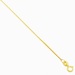 Dainty 14K Yellow Gold Mini Box Chain 18" 