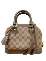 Gorgeous Louis Vuitton Alma Damier Ebene BB